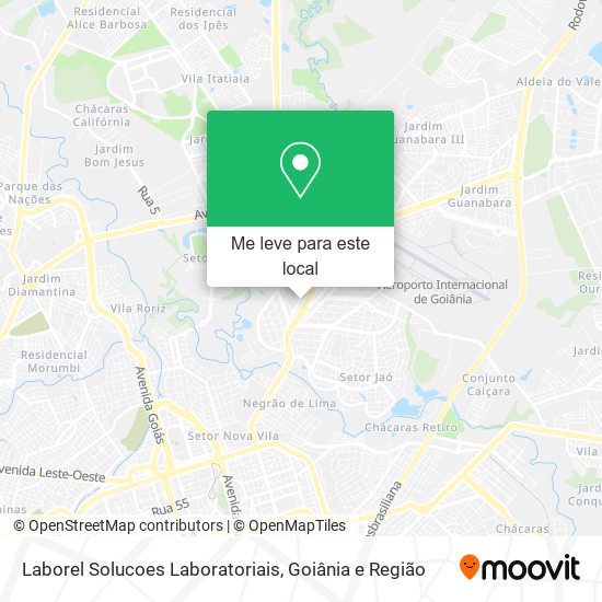 Laborel Solucoes Laboratoriais mapa