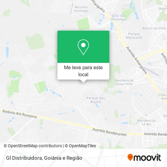 Gl Distribuidora mapa