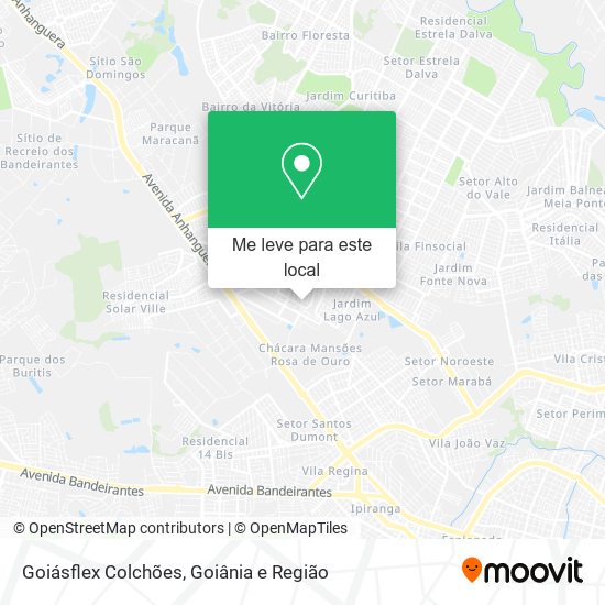 Goiásflex Colchões mapa
