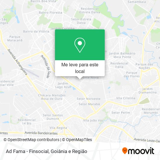 Ad Fama - Finsocial mapa