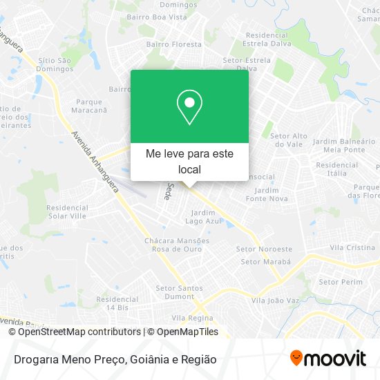 Drogarıa Meno Preço mapa