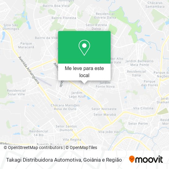 Takagi Distribuidora Automotiva mapa