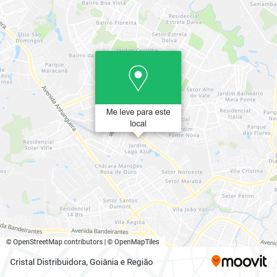 Cristal Distribuidora mapa