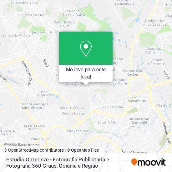 Estúdio Onzeonze - Fotografia Publicitária e Fotografia 360 Graus mapa