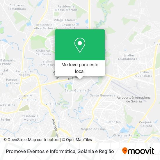 Promove Eventos e Informática mapa