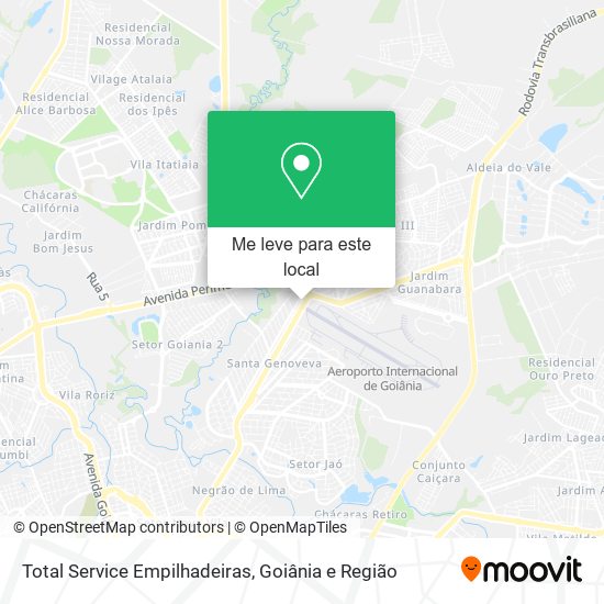 Total Service Empilhadeiras mapa