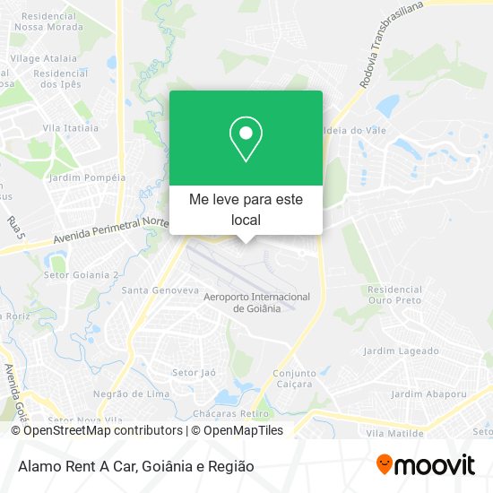 Alamo Rent A Car mapa