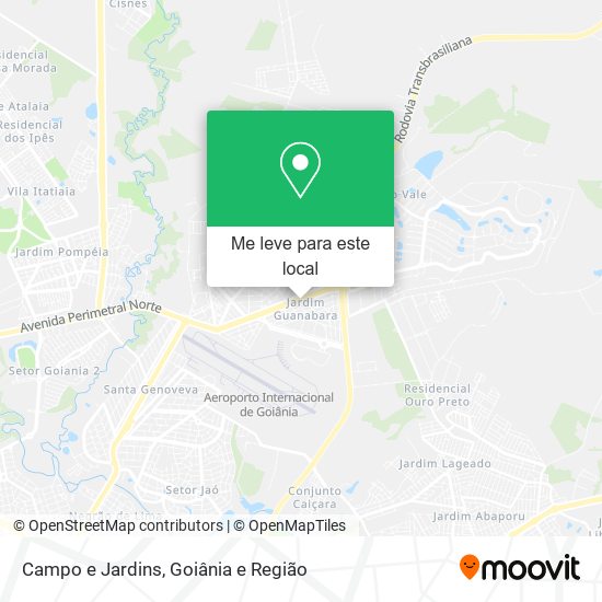 Campo e Jardins mapa