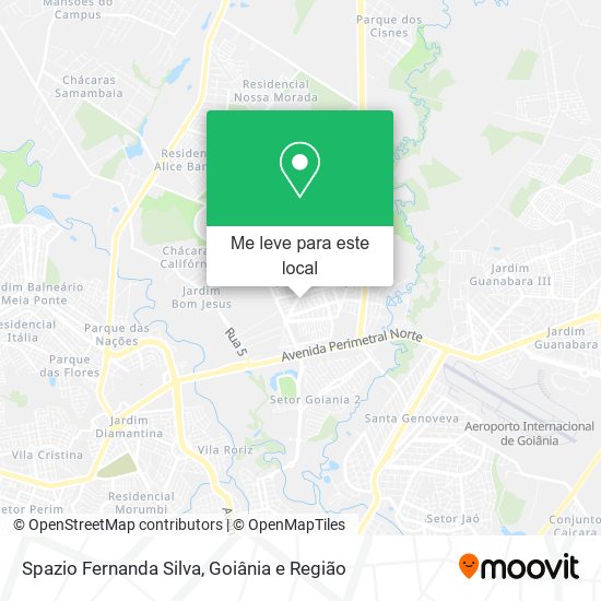 Spazio Fernanda Silva mapa