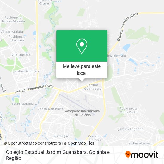 Colegio Estadual Jardim Guanabara mapa