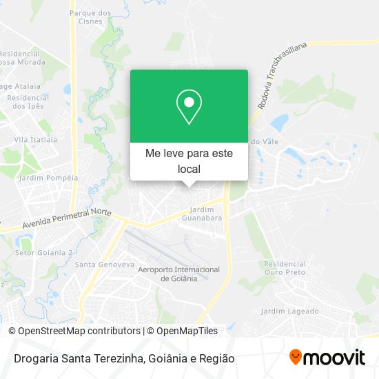 Drogaria Santa Terezinha mapa