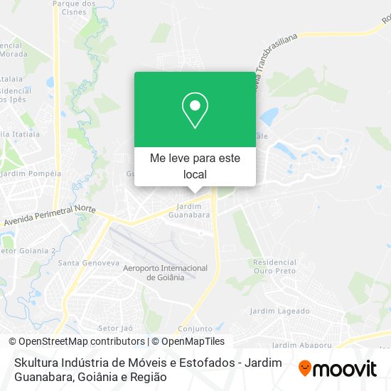 Skultura Indústria de Móveis e Estofados - Jardim Guanabara mapa