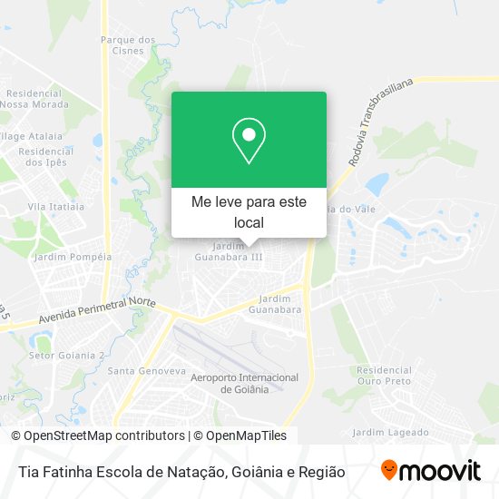 Tia Fatinha Escola de Natação mapa