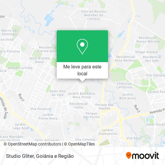 Studio Gliter mapa