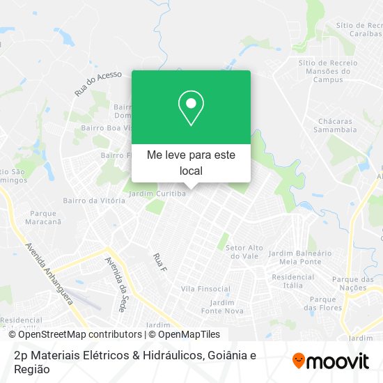 2p Materiais Elétricos & Hidráulicos mapa