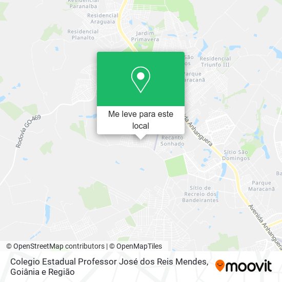 Colegio Estadual Professor José dos Reis Mendes mapa