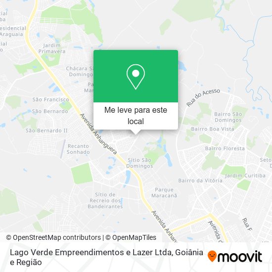 Lago Verde Empreendimentos e Lazer Ltda mapa