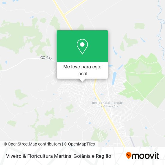 Viveiro & Floricultura Martins mapa