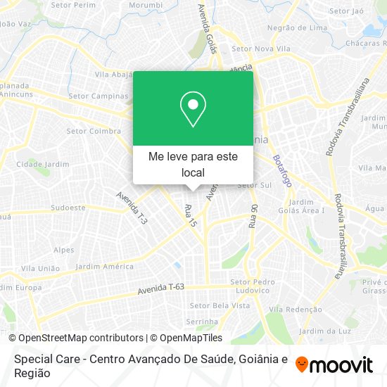 Special Care - Centro Avançado De Saúde mapa