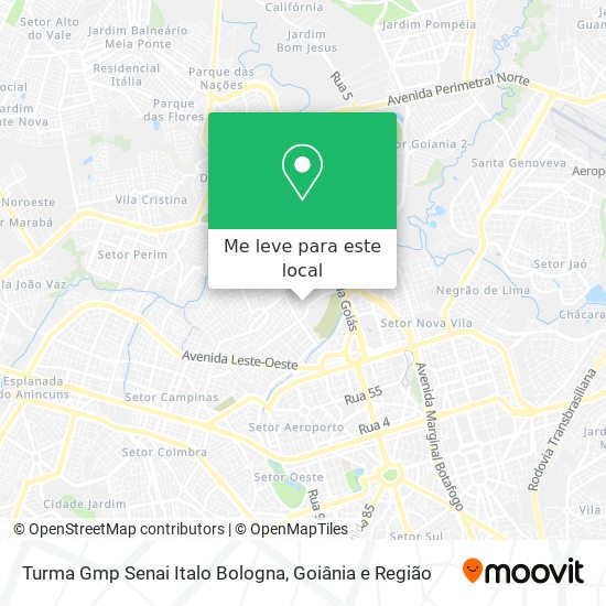 Turma Gmp Senai Italo Bologna mapa