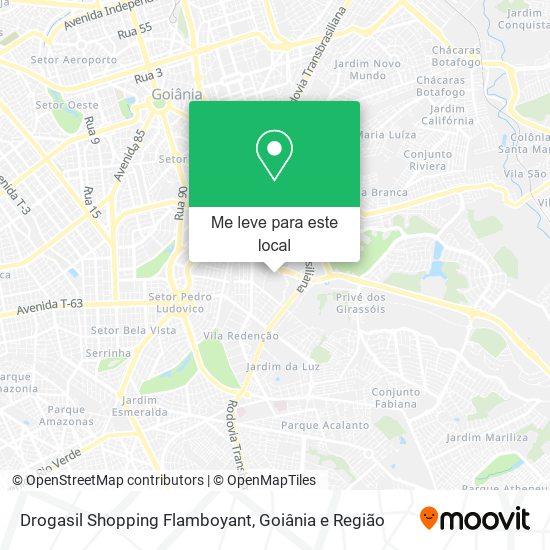 Drogasil Shopping Flamboyant mapa