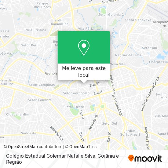 Colégio Estadual Colemar Natal e Silva mapa