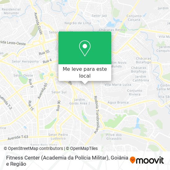 Fitness Center (Academia da Polícia Militar) mapa