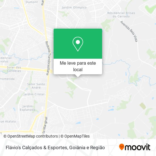 Flávio's Calçados & Esportes mapa