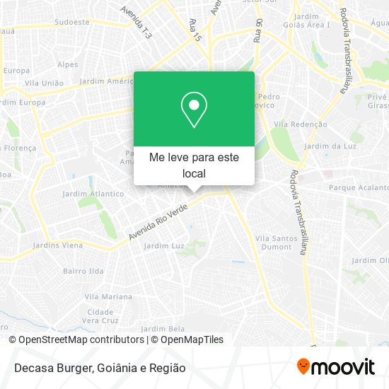 Decasa Burger mapa