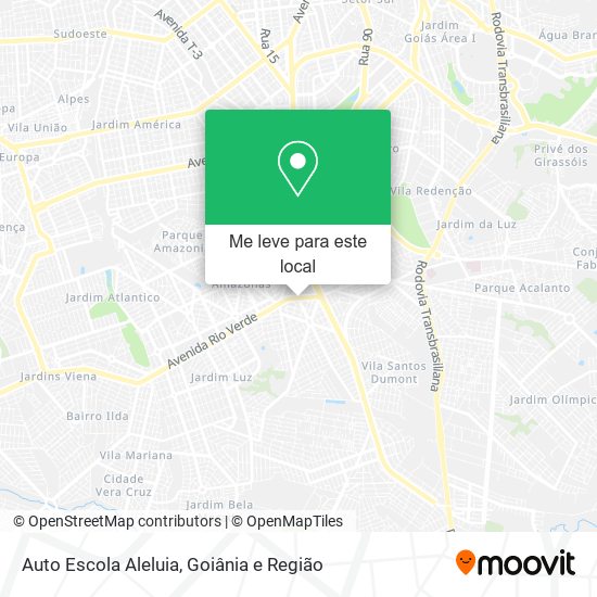 Auto Escola Aleluia mapa