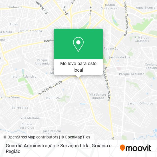 Guardiã Administração e Serviços Ltda mapa