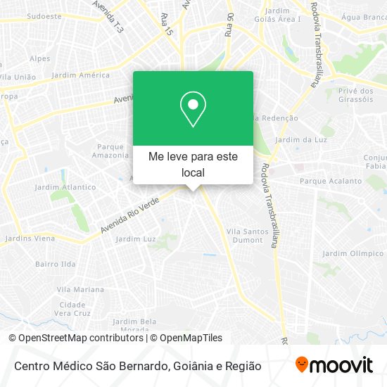 Centro Médico São Bernardo mapa