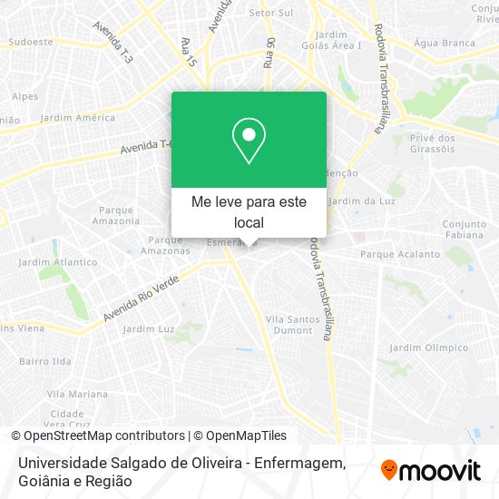 Universidade Salgado de Oliveira - Enfermagem mapa