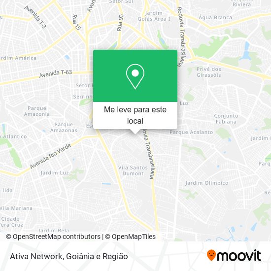 Ativa Network mapa