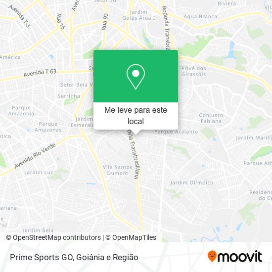 Prime Sports GO mapa