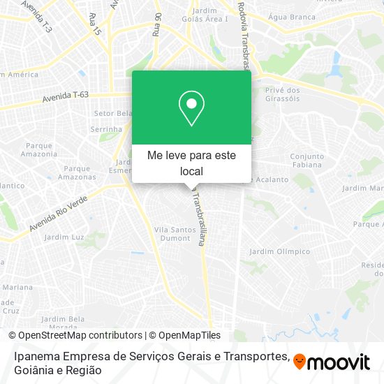 Ipanema Empresa de Serviços Gerais e Transportes mapa