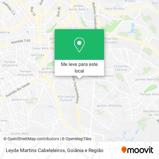 Leyde Martins Cabeleleiros mapa