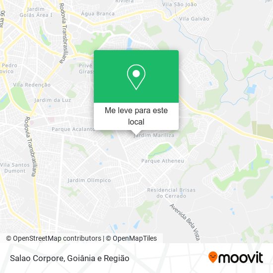 Salao Corpore mapa