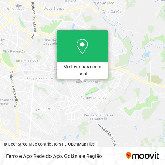 Ferro e Aço Rede do Aço mapa