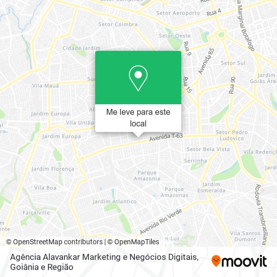 Agência Alavankar Marketing e Negócios Digitais mapa