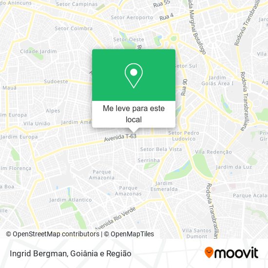 Ingrid Bergman mapa