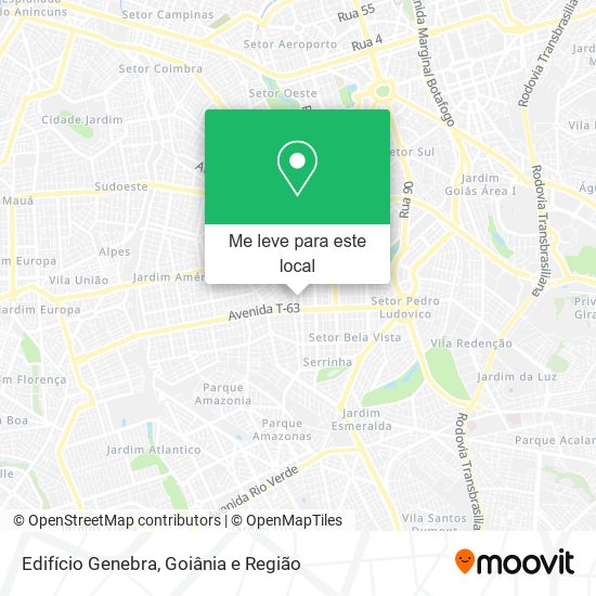 Edifício Genebra mapa