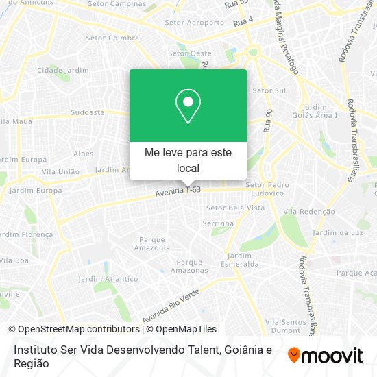 Instituto Ser Vida Desenvolvendo Talent mapa