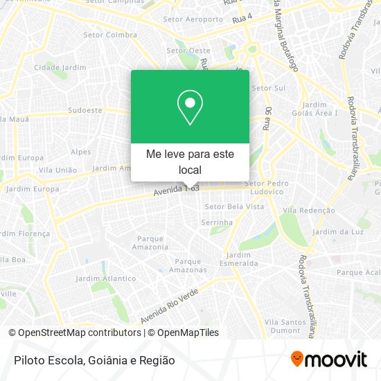 Piloto Escola mapa