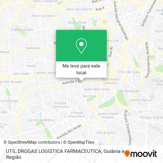 UTIL.DROGAS LOGISTICA FARMACEUTICA mapa