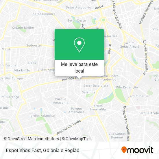 Espetinhos Fast mapa