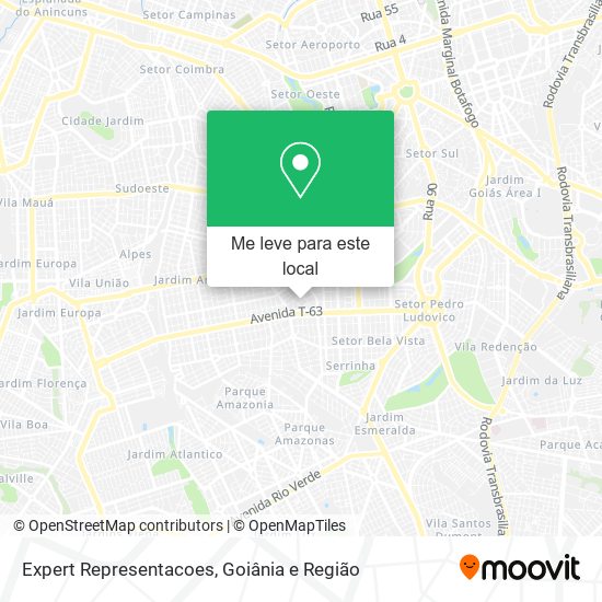 Expert Representacoes mapa