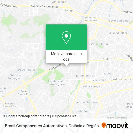 Brasil Componentes Automotivos mapa