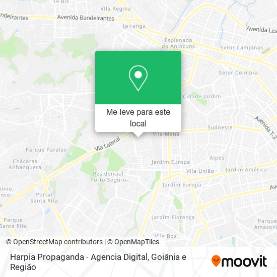 Harpia Propaganda - Agencia Digital mapa