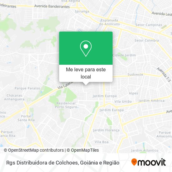 Rgs Distribuidora de Colchoes mapa